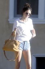 KENDALL JENNER in Denim Shorts Out in Malibu 04/23/2016