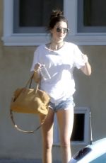 KENDALL JENNER in Denim Shorts Out in Malibu 04/23/2016