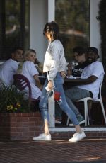KENDALL JENNER in Ripped Jeans Out in West Hollywood 04/26/2016
