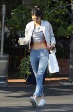 KENDALL JENNER in Ripped Jeans Out in West Hollywood 04/26/2016