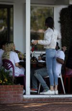 KENDALL JENNER in Ripped Jeans Out in West Hollywood 04/26/2016