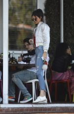 KENDALL JENNER in Ripped Jeans Out in West Hollywood 04/26/2016
