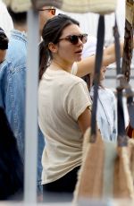 KENDALL JENNER Shopping at Flea Market at Rose Bowl in Pasadena 04/10/2016