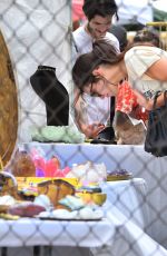 KENDALL JENNER Shopping at Flea Market at Rose Bowl in Pasadena 04/10/2016