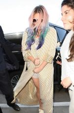 KESHA SEBERT Arrives at Los Angeles International Airport 04/22/2016