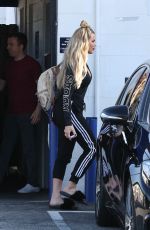 KHLOE KARDASHIAN Leaves a Studio in Van Nuys 04/14/2016