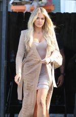 KHLOE KARDASHIAN Leaves a Studio in Van Nuys 04/27/2016