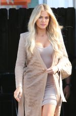 KHLOE KARDASHIAN Leaves a Studio in Van Nuys 04/27/2016