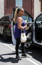 KIM FIELDS at DWTS Practice in Hollywood 04/23/2016