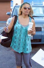 KIM FIELDS at DWTS Rehersal in Hollywood 04/17/2016