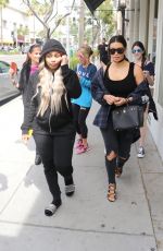 KIM KARDASHIAN and BLAC CHYNA Out in Beverly Hills 04/26/2016