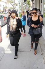 KIM KARDASHIAN and BLAC CHYNA Out in Beverly Hills 04/26/2016