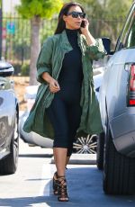 KIM KARDASHIAN Arrives at a Skating Rink in Glendale 04/01/2016