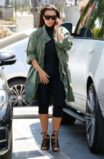 KIM KARDASHIAN Arrives at a Skating Rink in Glendale 04/01/2016