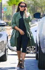 KIM KARDASHIAN Arrives at a Skating Rink in Glendale 04/01/2016