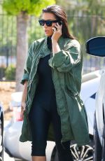 KIM KARDASHIAN Arrives at a Skating Rink in Glendale 04/01/2016