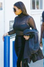 KIM KARDASHIAN at a Studio in Van Nuys 04/13/2016