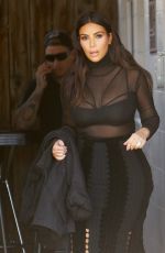 KIM KARDASHIAN at a Studio in Van Nuys 04/13/2016