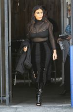 KIM KARDASHIAN at a Studio in Van Nuys 04/13/2016