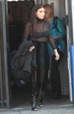 KIM KARDASHIAN at a Studio in Van Nuys 04/13/2016