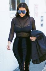 KIM KARDASHIAN at a Studio in Van Nuys 04/13/2016