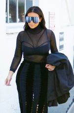 KIM KARDASHIAN at a Studio in Van Nuys 04/13/2016