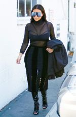 KIM KARDASHIAN at a Studio in Van Nuys 04/13/2016