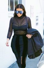 KIM KARDASHIAN at a Studio in Van Nuys 04/13/2016