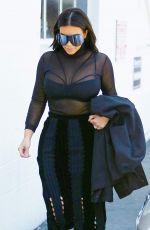 KIM KARDASHIAN at a Studio in Van Nuys 04/13/2016