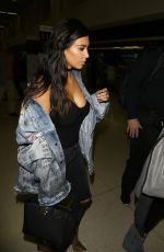 KIM KARDASHIAN at Los Angeles International Airport 04/11/2016
