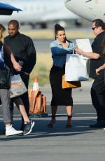 KIM KARDASHIAN at Van Nuys Signature Airport in Los Angeles 04/24/2016