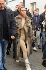 KIM KARDASHIAN in Catsuit in Iceland 04/18/2016