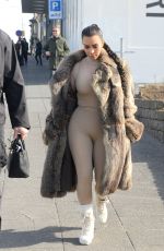 KIM KARDASHIAN in Catsuit in Iceland 04/18/2016