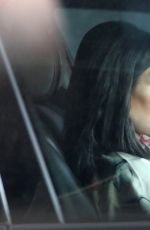 KIM KARDASHIAN in Her Car Leaves a Dentist in Calabasas 04/25/2016