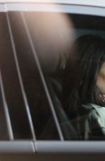 KIM KARDASHIAN in Her Car Leaves a Dentist in Calabasas 04/25/2016