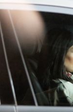 KIM KARDASHIAN in Her Car Leaves a Dentist in Calabasas 04/25/2016