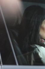 KIM KARDASHIAN in Her Car Leaves a Dentist in Calabasas 04/25/2016