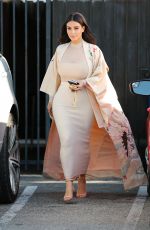 KIM KARDASHIAN Leaves a Studio in Van Nuys 04/27/2016