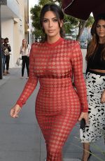 KIM KARDASHIAN Out and About in Beverly Hills 04/28/2016