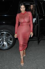 KIM KARDASHIAN Out for Dinner in Beverly Hills 04/28/2016