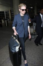 KIRSTEN DUNST at Los Angeles International Airport 04/01/2016