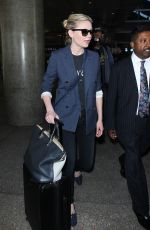 KIRSTEN DUNST at Los Angeles International Airport 04/01/2016