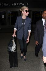 KIRSTEN DUNST at Los Angeles International Airport 04/01/2016