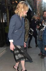 KIRSTEN DUNST Leaves Covent Garden Hotel in London 03/31/2016