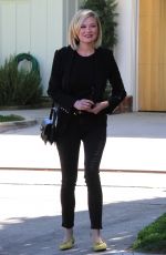 KIRSTEN DUNST Leaves Her House in Los Angeles 04/02/2016