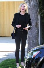 KIRSTEN DUNST Leaves Her House in Los Angeles 04/02/2016