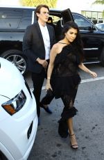 KOURTNEY KARDASHIAN Arrives at Isabela Rangel and David Grutman’s Wedding in Miami 04/23/2016