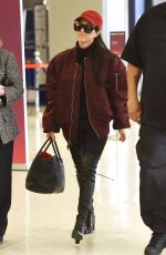 KOURTNEY KARDASHIAN at LAX Airport in Los Angeles 04/18/2016
