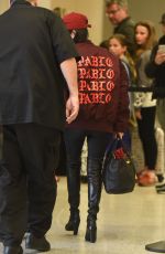 KOURTNEY KARDASHIAN at LAX Airport in Los Angeles 04/18/2016