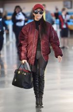 KOURTNEY KARDASHIAN at LAX Airport in Los Angeles 04/18/2016